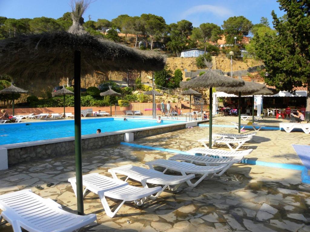 Camping Senia Cala Canyelles Hotell Lloret de Mar Exteriör bild