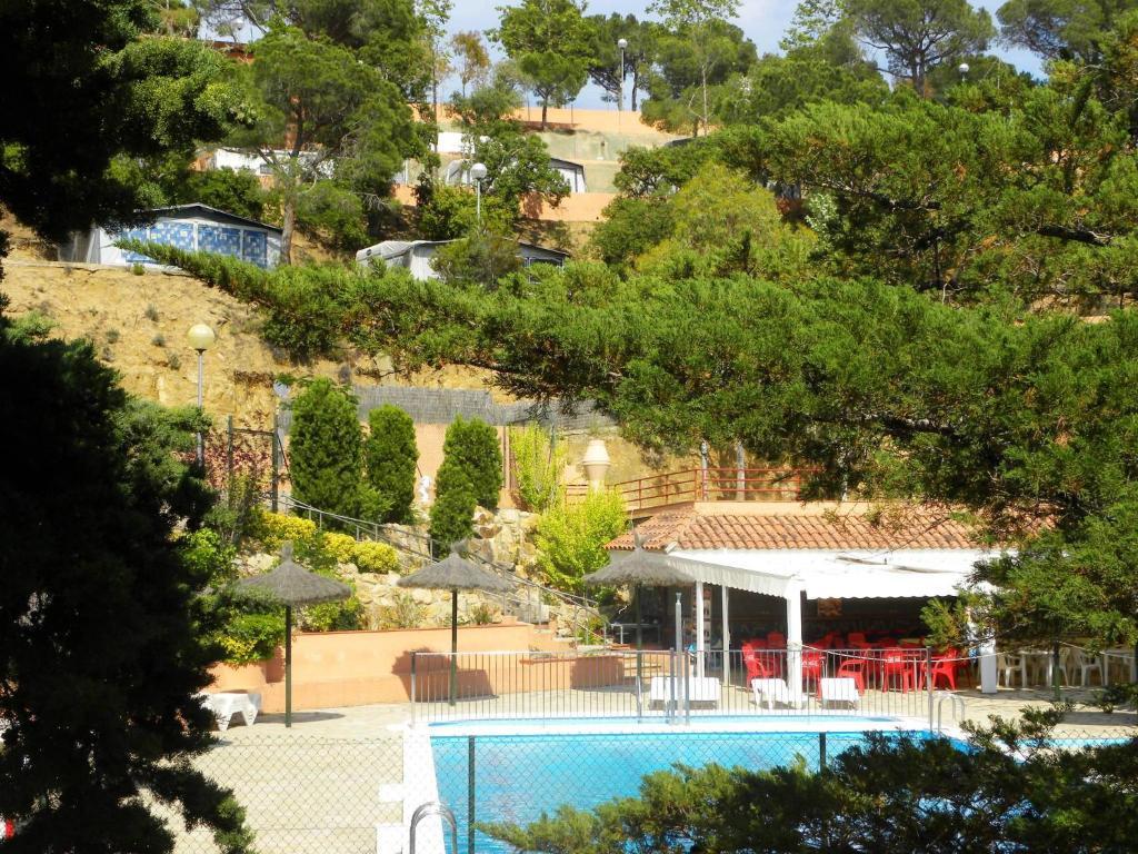 Camping Senia Cala Canyelles Hotell Lloret de Mar Exteriör bild