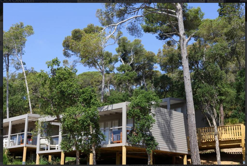 Camping Senia Cala Canyelles Hotell Lloret de Mar Exteriör bild